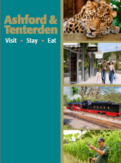 Cover of the Ashford & Tenterden tourism brochure